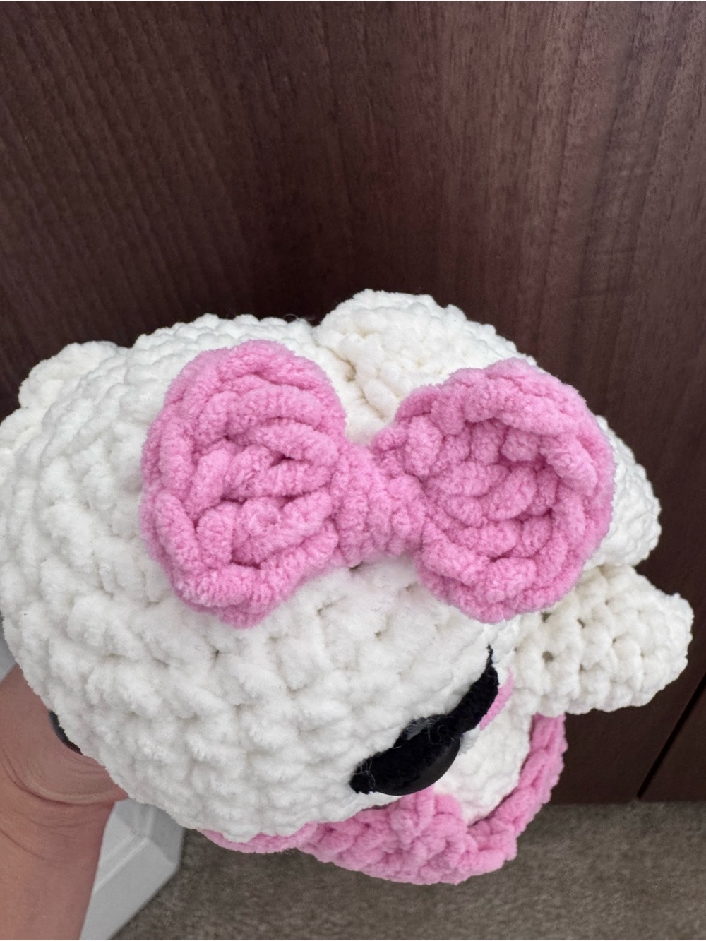 Super Cute ‘Hazel’ The Bunny Crochet, Handmade Crochet Decor Gift - Picture 5 of 7